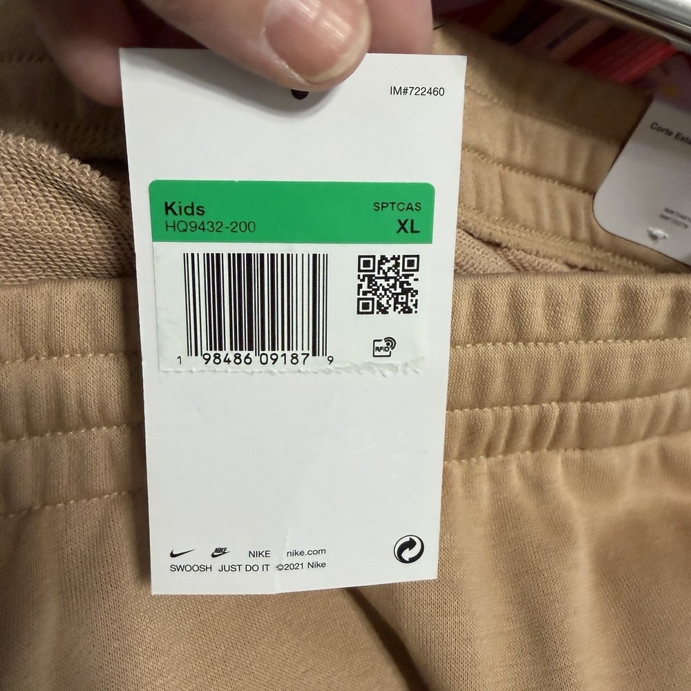 Nike Kids Sportswear Fleece Skirt Ale Brown XL HQ9432-200 New With Tags - Picture 7 of 8